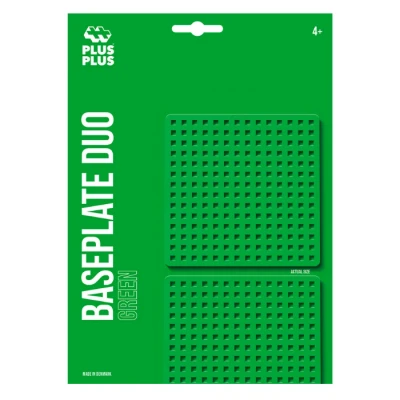 Abbildung von Plus 9604022 Konstruktionsspielzeug, Grundplatte, Basisplatte, grün, 2 Teile