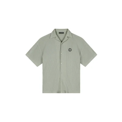 Abbildung von Black Bananas Monogram Waffle Hemd, Herren, Größe: Small, Green