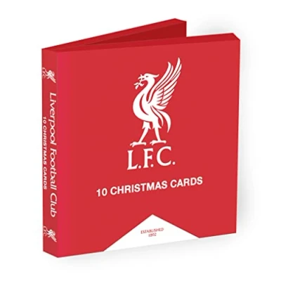 Abbildung von Danilo Promotions Offizielle Liverpool Football Club Weihnachtskarten, 10 Karten / 2 Designs
