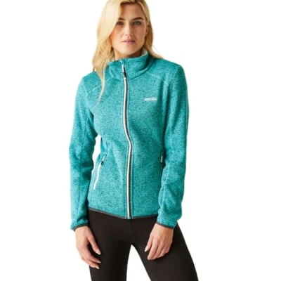 Abbildung von Regatta Damen Women&#039;s Newhill Full Zip Fleece Jacket Fleecejacke, Tahoe Blue (Bleached Aqua), 34