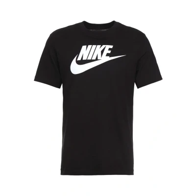 Abbildung von Nike Sportswear TEE ICON Futura Unisex Tshirt print, Herren, Größe: Medium, Black/white