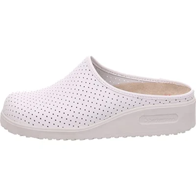 Abbildung von Berkemann Tecpro Thordu Pantolette flach, Damen, Größe: 35, Weiß Schuhe