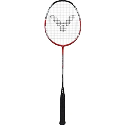 Abbildung von VICTOR Auraspeed Light Fighter 40 D ultraleichter kopfbalancierter High Modulus Graphit Badmintonschläger Badmintonracket red