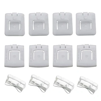 Abbildung von Be In Your Mind 12Pcs Seat Rail Runner Slider Führungsclips Gleitstück Kit 435881203A 171881213B Kunststoff Sitzschnallen Befestigungsclips Kompatibel mit MK1 MK2 MK3 Golf 191881213