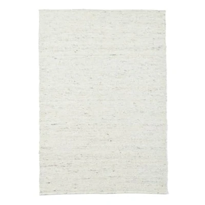 Abbildung von Handwebteppich Alm Glück beidseitig verwendbar nachhaltige, ungefärbte Schurwolle 60 x 90 cm beige/natur THEKO die markenteppiche