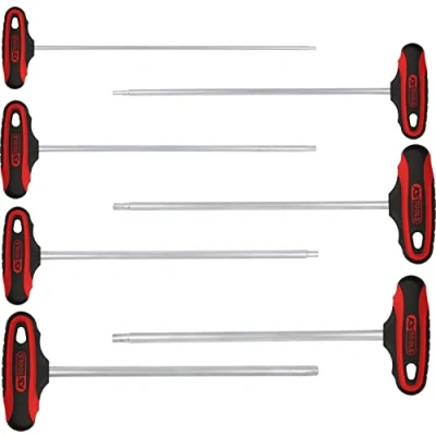 Abbildung von KS TOOLS 158.5050 Winkelschraubendrehersatz Chrom Vanadium Stahl