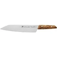 Abbildung von F. DICK Kochmesser VIVUM 21 cm rostfrei, Klinge extra scharf, 58 HRC, Chefmesser Birkenholz Designgriff komfortabel Spezialstahl Küchenmesser Profi Messer Made in Germany 83647212H