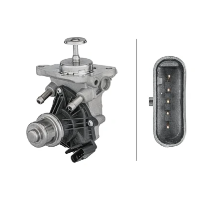 Abbildung von HELLA 6NU 014 864 751 AGR Ventil elektrisch mit Dichtung BMW: 3 Touring, 5 Limousine, 1 Schrägheck, TOYOTA: Avensis III Station Wagon, RAV4 IV SUV