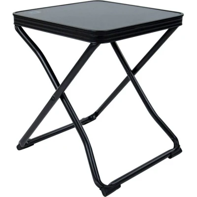 Abbildung von Bo Camp Hocker + Ablage Klappbar Schwarz