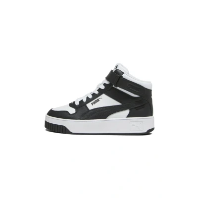 Abbildung von Puma Carina Street Mid Sneakers Damen Schuhe Mit Plain White/Black Größe: 40.5