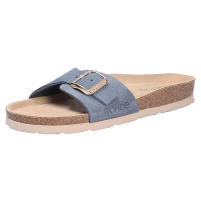 Abbildung von Rohde Pantolette, Keilabsatz, Sommerschuh, Schlappen mit vorgeformtem Softfußbett