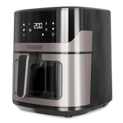 Abbildung von Black + Decker Heißluftfritteuse &quot;BXAF6500E / ES9730070B&quot;, 1600 W