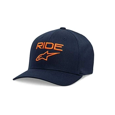 Abbildung von Alpinestars Herren Baseball Kappe Ride 2.0 Hat, Navy/Orange, LXL, 1019 81114