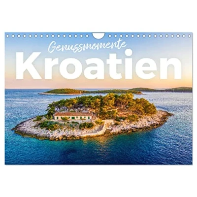 Abbildung von Genussmomente Kroatien (Wandkalender 2025 DIN A4 quer), CALVENDO Monatskalender