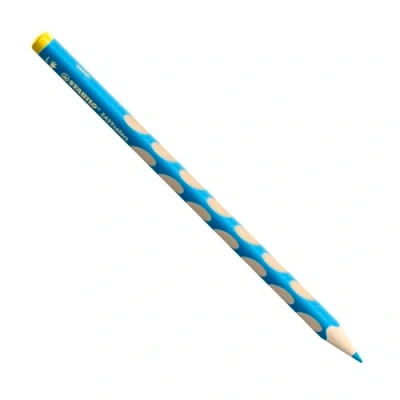 Abbildung von Ergonomischer Buntstift für Linkshänder STABILO EASYcolors Einzelstift himmelblau