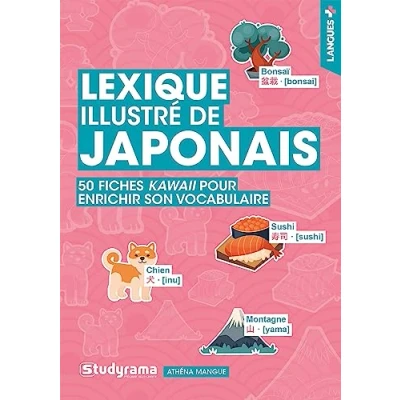 Abbildung von Lexique illustré de japonais: 50 fiches kawaii pour enrichir son vocabulaire
