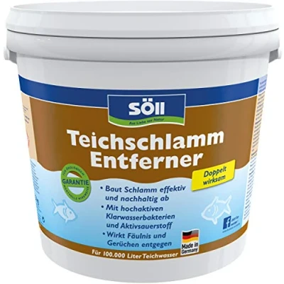 Abbildung von Söll 80637 TeichschlammEntferner 5 kg biologischer Teichreiniger entfernt organischen Schlamm und Ablagerungen im Gartenteich Fischteich Schwimmteich Koiteich