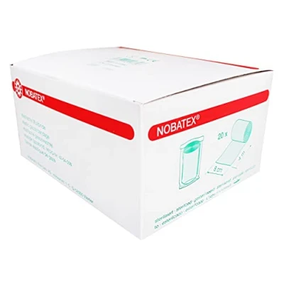 Abbildung von Nobatex Mullbinden Elastisch 8 cmx4 m in 20 St
