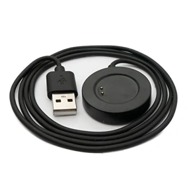 Abbildung von System S USB 2.0 Kabel 100 cm Ladestation für Realme Watch 2 Pro Smartwatch Schwarz