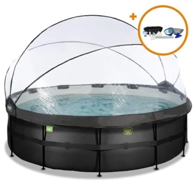 Abbildung von EXIT Pool all in one ø450cm Black Leather