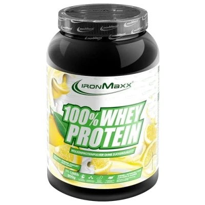 Abbildung von 100% Whey Protein Pulver 900g Yoghurt Lemon Leckerer High Shake, 37g Eiweiß pro Portion, Power Drink für intensives Muskel Training, Mit BCAAs und EAAs
