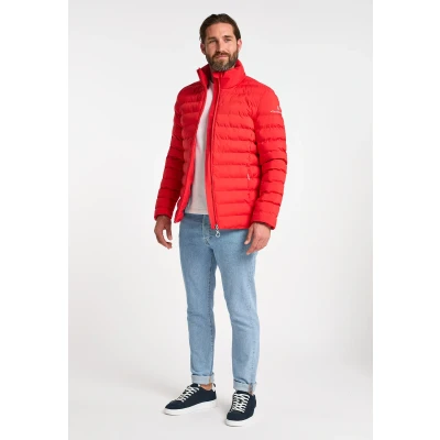 Abbildung von DREIMASTER maritim Herren wattierte Steppjacke XXL / Rot 100% Polyester