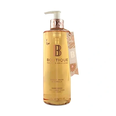 Abbildung von Boutique Amber, Musk &amp; Vanilla Hand Wash, Cleansing, Nourishing, Refreshing, Protects Hands 500ml