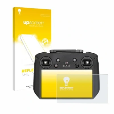 Abbildung von upscreen Entspiegelungs Schutzfolie für DJI RC Pro Displayschutz Folie Matt [Anti Reflex, Anti Fingerprint]