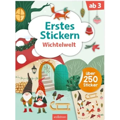 Abbildung von Erstes Stickern Wichtelwelt: Über 250 Sticker Stickerheft für Kindergarten Kinder ab 3 Jahren