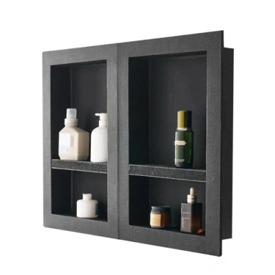 Abbildung von VEVOR Wandnische Duschnische Duschablage Duschregal 2 Stk. 40,6x61x10,2 cm
