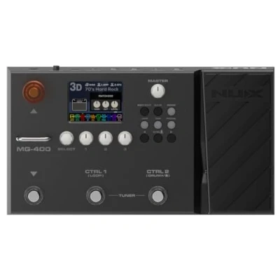 Abbildung von NUX MG 400 Multi Effects Pedal, Amp Modeling, 512 Proben IR, 10 unabhängige bewegliche Signalblöcke