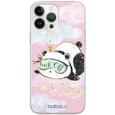 Abbildung von Babaco ERT Group Handyhülle für iPhone 13 PRO Original und offiziell Lizenziertes Muster Panda 001 optimal an die Form des Handy angepasst, hülle aus TPU