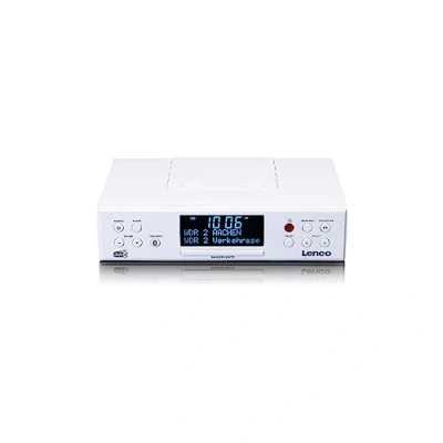 Abbildung von Lenco KCR 190WH Küchenradio Unterbau mit PLL FM Radio DAB+ BT Küchen (Digitalradio (DAB), 4 W)