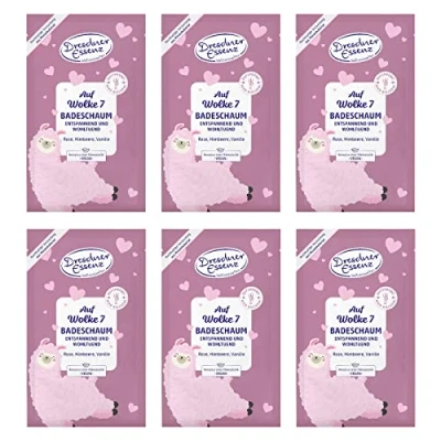 Abbildung von 6er Pack Dresdner Essenz Pflegebad Auf Wolke 7 6 x 60 g Badezusatz vegan