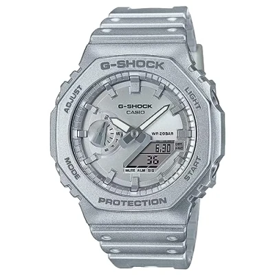 Abbildung von G SHOCK 2100 Series Unisex Uhr silvercoloured, Größe: One Size, Silver coloured