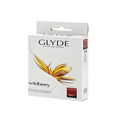 Abbildung von Ultra «Wildberry» vegane, lila Kondome mit Waldfrucht Aroma (10 Kondome) 10 St