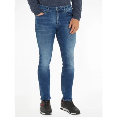 Abbildung von Tommy Jeans Scanton Slim Fit, Herren, Größe: 34x30, Dynamic jacob mid blue stretch