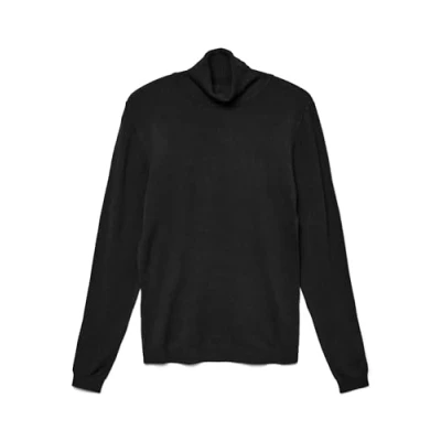 Abbildung von Vero Moda Vmglory Rollneck Strickpullover, Damen, Größe: XS, Black