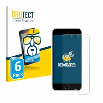 Abbildung von BROTECT (6 Stück Schutzfolie für Apple iPhone SE 3 2022 Displayschutz Folie Ultra Klar
