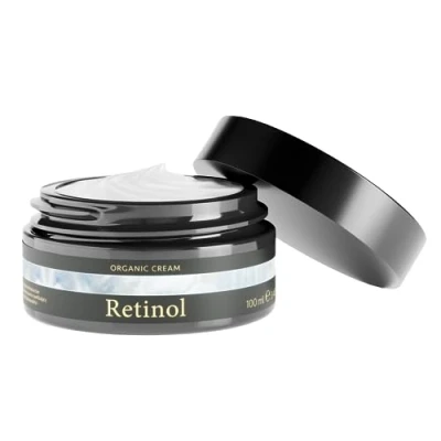 Abbildung von Satin Naturel BIO Retinol Creme Gesichtspflege Vitamin A + C&amp;E ALOE VERA Gesichtscreme, Größe: 100 ml, Weiß
