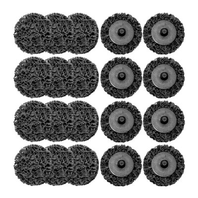 Abbildung von Merryland CSD Scheibe 50mm Farbe Rost für Stabschleifer, 50 mm Schwarz Reinigungsscheibe Entroster Metall Stahl Grobreinigungsscheibe Grobschleifscheibe 20 Stück, DGTA020C2