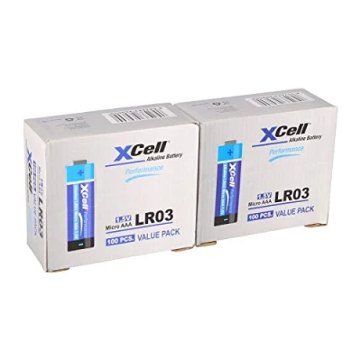 Abbildung von 200x AAA Micro Batterien Super Performance Alkaline 1,5V Batterie ideal für die Stromversorgung von Geräten des täglichen Bedarfs