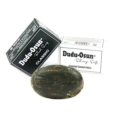 Abbildung von Dudu Osun Kennenlernset 1x CLASSIC Original Schwarze Seife aus Afrika Black Soap 25g + Parfümfreie Fragrance free