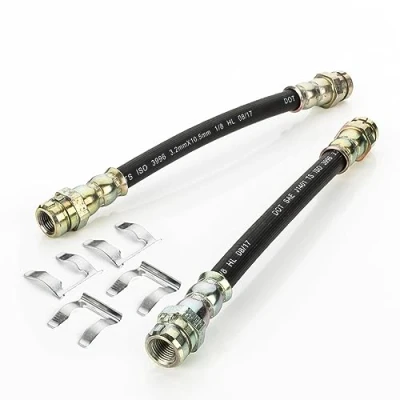 Abbildung von LST 2x Bremsschlauch Set hinten + Halteklammer Mii Up 195 mm