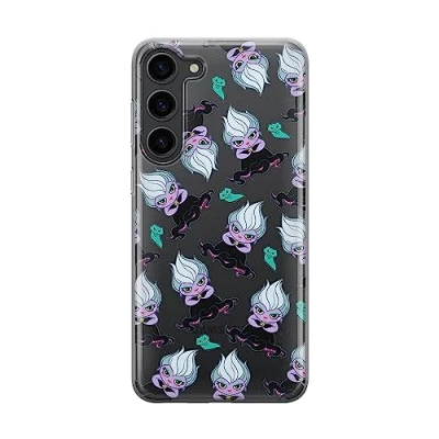 Abbildung von ERT GROUP Handyhülle für Samsung S23 Plus Original und offiziell Lizenziertes Disney Muster Ursula 005 optimal an die Form des Handy angepasst, teilweise transparent