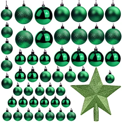 Abbildung von Weihnachtskugeln (Grüne)