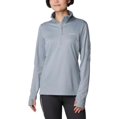 Abbildung von Columbia Damen Park View Half Zip Grid Fleecejacke mit halbem Reißverschluss