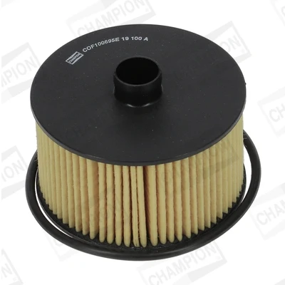 Abbildung von CHAMPION COF100695E Ölfilter Filtereinsatz RENAULT: MEGANE 3 Grandtour, SCENIC 3, Clio 4 Schrägheck, DACIA: Duster SUV, SANDERO 2, Lodgy