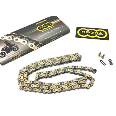 Abbildung von Kette Gold 428 x 130 L Glieder Motorradkette Moped Mokick