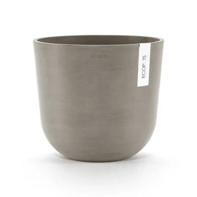 Abbildung von Ecopots Oslo 25 cm taupe Pflanzer/Blumentopf
